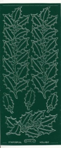 Starform stickervel kerstmis groen 990 (Locatie: u201)