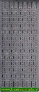 Starform stickervel sterrenrand zilver 8520 (Locatie: E227)