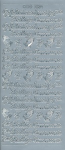 Stickervel communie zilver DD1034 (Locatie: B059)