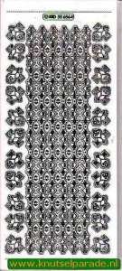 Stickervel transparant zilver MD356564 (Locatie: ZZ030)