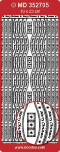 Stickervel zilver MD352705 (Locatie: zz111)