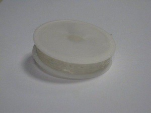 Stretch koord transparant 0.8 mm x 8 mtr 12237-3701 (Locatie: K3)