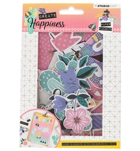 Studio Light Easy Die Cut Paper Set Create Happiness EASYCR648 (Locatie: s2)