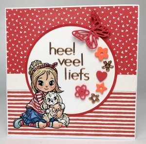 Wenskaart 'heel veel liefs'