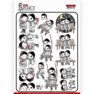 Yvonne Creations pierrot CD11465 (Locatie: 2661)
