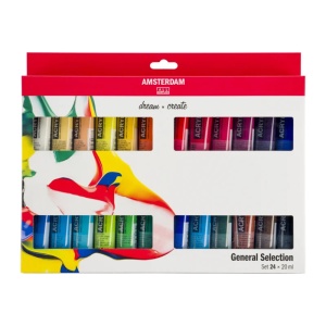Amsterdam acrylverf Standard Series Algemene selectie Set 24 × 20 ml. 17820424