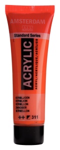 Amsterdam Acrylverf Tube 20 ml Vermiljoen 311