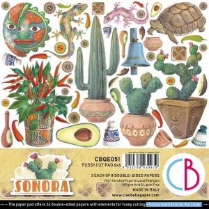 Ciao Bella, Cut Pad, 15x15cm, Sonora, CBQE051