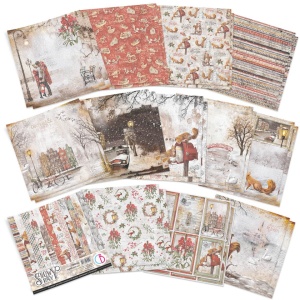 Ciao Bella, Paper Pad, 15x15cm, Snowy Day, CBQ048