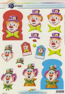 Doe Maar knipvel clown nr. 11055-312 (Locatie: 1140)