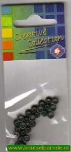 Eyelets donker groen 25 stuks nr. 20407/15 (Locatie: 5RC1 )