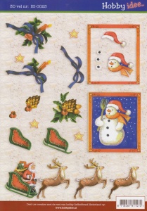 Hobby Idee knipvel kerst HI0023 (Locatie: 0137)