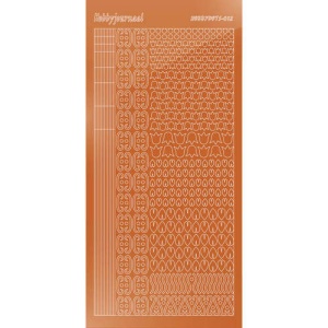 Hobbydots stickervel glanzend koper STDM12B (Locatie: N258)