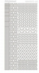 Hobbydots stickervel glanzend wit 012 (Locatie: BB194 )
