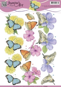 Jeanine's Art knipvel vlinder CD10932 (Locatie: 4302)