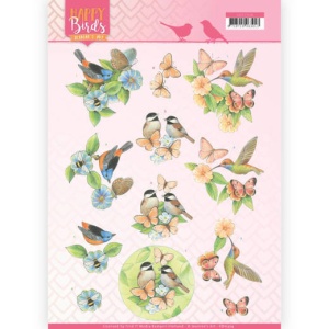 Jeanine's Art knipvel vogels CD11324 (Locatie: 0135)