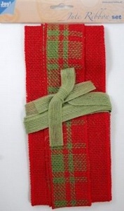 Joy Crafts jute ribbon set 6300 0502 (Locatie: k3)