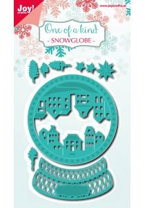 Joy! Crafts snij- en embosmal Snowglobe 6002/0926 (Locatie: k149)