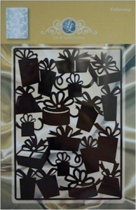 Joy Crafts stencil achtergrond pakketjes 1201/0042 (Locatie: C322 )