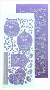 LeCrea Design vogelkooi sticker blauw 61 8725 (Locatie: A331 )