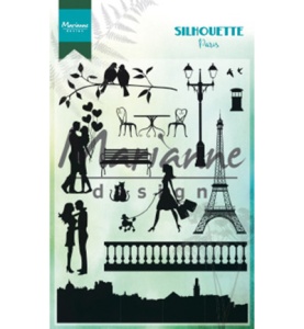 Marianne Design Clear Stamp Silhouette Paris CS1027 (Locatie: OO033)