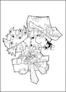 Marianne Design clear stamp Snoesjes HM9438 (Locatie: I380 )