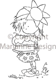 Marianne Design Clear stamps sweet Daisy DDS3306 (Locatie: U365 )