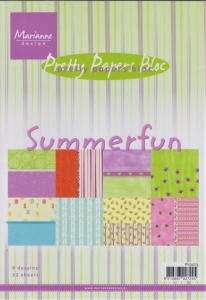 Marianne Design Pretty Papers Bloc Summerfun A5 PK9073