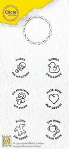 Nellie Circle Clear Stamps German texts - Baby CCSB003 (Locatie: i609 )