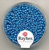 Rayher rocailles 2 mm lichtblauw 17 gr. 1406208 (Locatie: K3)