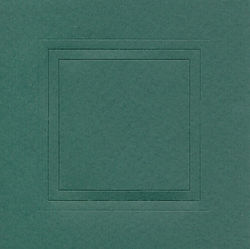 Romak dubbele kaart vierkant met kader groen per stuk K210424 (Locatie: V017)