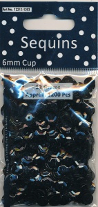 Sequins Regular Black Cup 12212 1203 (Locatie: 1d )