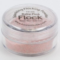 Sparkling Flocking Powder Baby Pink 390193
