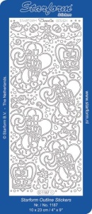 Starform stickervel huwelijk goud 1187 (Locatie: H189)