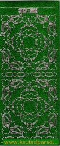 Stickervel holografisch d. groen XP6804 (Locatie: G233)
