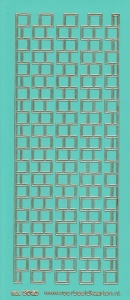 Stickervel mintgroen/goud nr. 3020 (Locatie: K152)