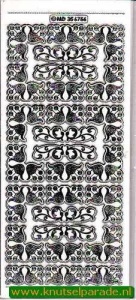 Stickervel transparant zilver MD356756 (Locatie: ZZ019 )