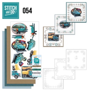 Stitch and Do 54 Vintage Vehicles STD054