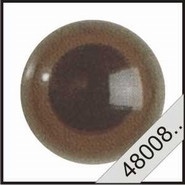 Veiligheidsogen 6 mm bruin 2 stuks 4800806
