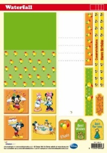 Walt Disney - Waterval Knipvellen A4 WTF DIS 01 (Locatie: 1739)