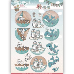 Yvonne Creations knipvel geboorte CD11117 (Locatie: 4317)
