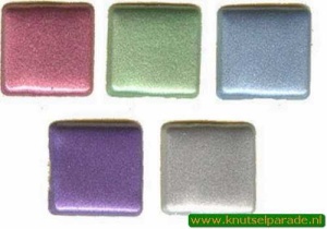 Brad vierkant pearl 25 stuks 20811/027 (Locatie: K2)