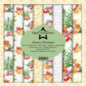 Dixi Craft Paper Pack, 15x15 cm, Snowy Christmas PF145