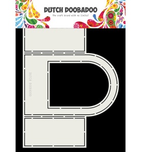 Dutch Doobadoo Card Art Fold card Window Rounded top stencil 21 x 16 cm 470.713.728 (Locatie: 4737)