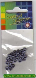 Eyelets midden blauw 25 stuks nr. 20407/22 (Locatie: 5RC1 )