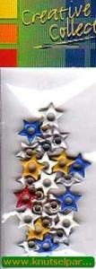 Eyelets ster ass. 25 stuks 20412/01 (Locatie: 5RC1 )