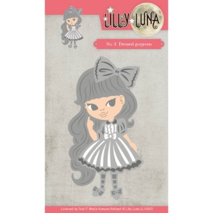 Find It snij- en embosmal Lilly Luna Dressed gorgeous LL10003 (Locatie: L21)