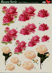 Hearty Crafts knipvel rozen 9 (Locatie: 6429)