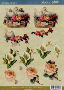 Hobby Idee knipvel bloemen HI-0041 (Locatie: 5812)