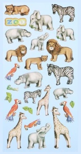 HobbyFun Softy Stickers dierentuin (Locatie: 1632)